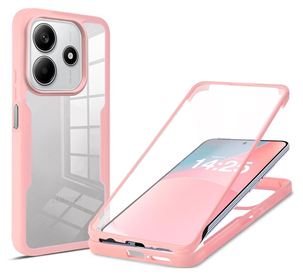 360 Grad Rundum Schutz Handyhülle für Xiaomi Redmi Note 14 Produktbild 