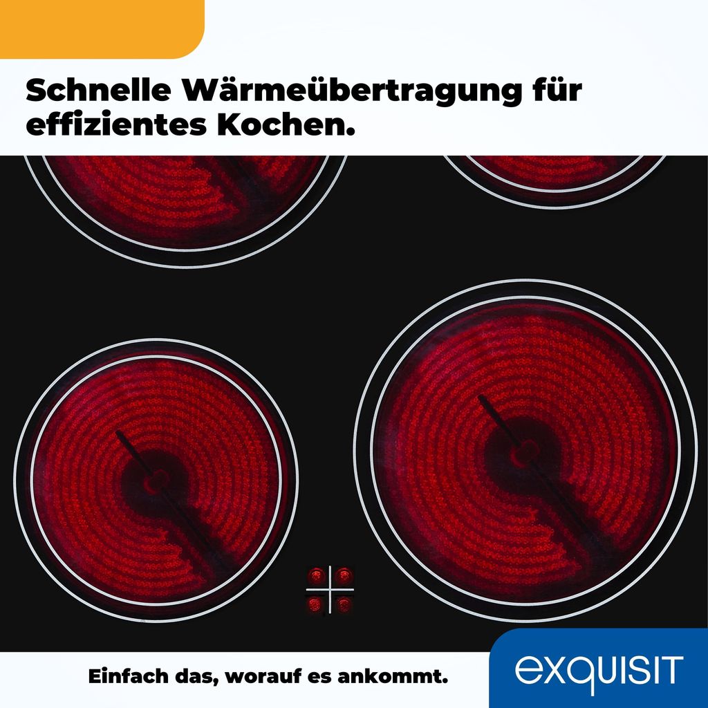 Exquisit ECM 5-4 Kuchenka elektryczna | szkło ceramiczne | Zdjęcie produktu 11