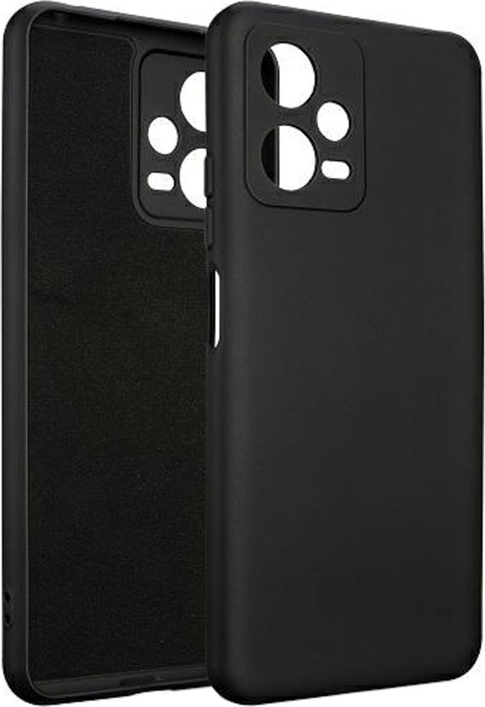 Beline Case Silikon Xiaomi Redmi Note 12 5G / Poco X5 5G schwarz/schwarz Schutzhülle