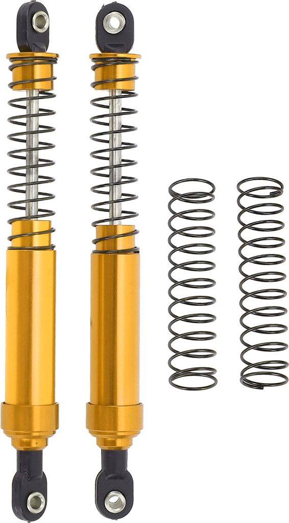 RC -Auto -Stoßdämpfer 115 mm leichter Aluminiumlegierung CNC CNC Wässerungsbeständiger Öldämpfer für SCX10 1/10 Gold