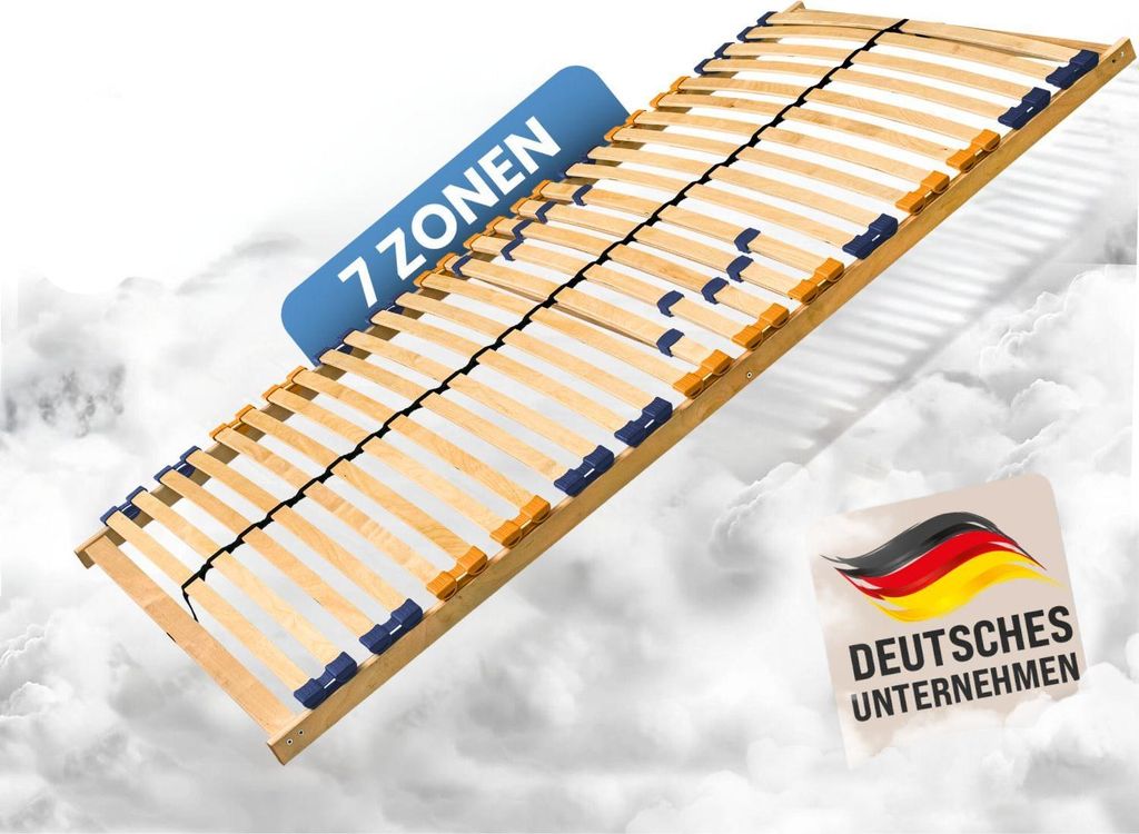Coemo Lattenrost Multira 90x190 cm starr mit 26 Federleisten Selbstmontage