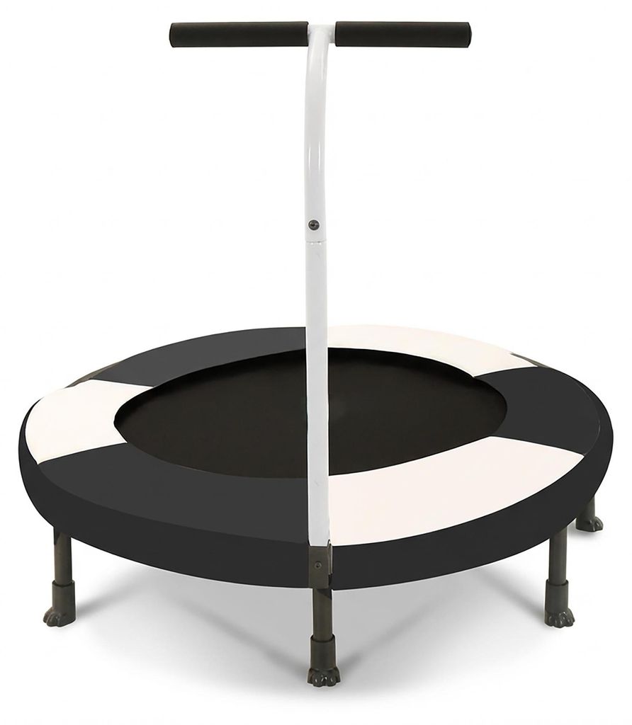 Kindertrampolin 91cm Schwarz, mit 7 stabilen Beinen, Produktbild 