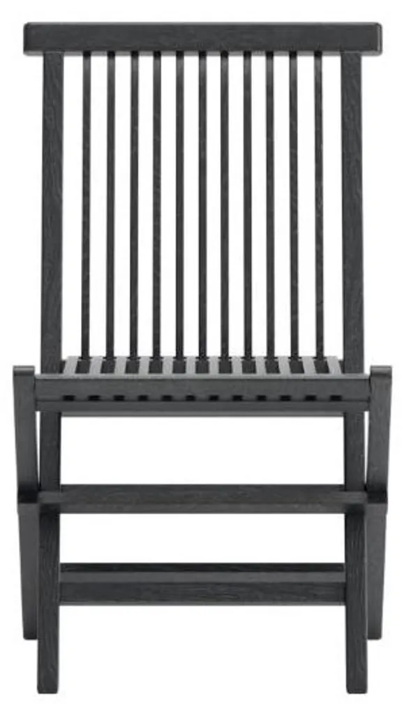 Chaise design noire Venture Kenya pour salle à manger et salon moderne
