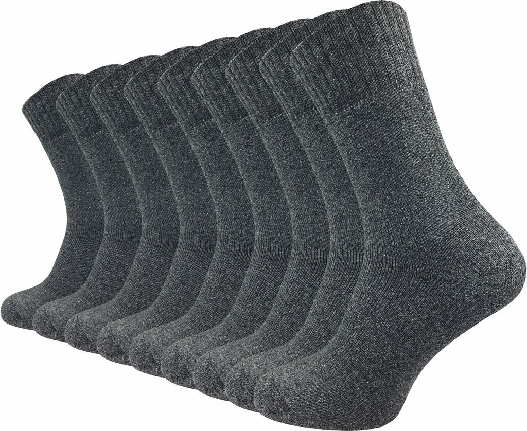 Gawilo Jägersocken mit Hirsch Motiv | Pflegeleicht & robust | Perfektes Geschenk für Jäger | Herren (9 Paar), Grau / 39 - 42