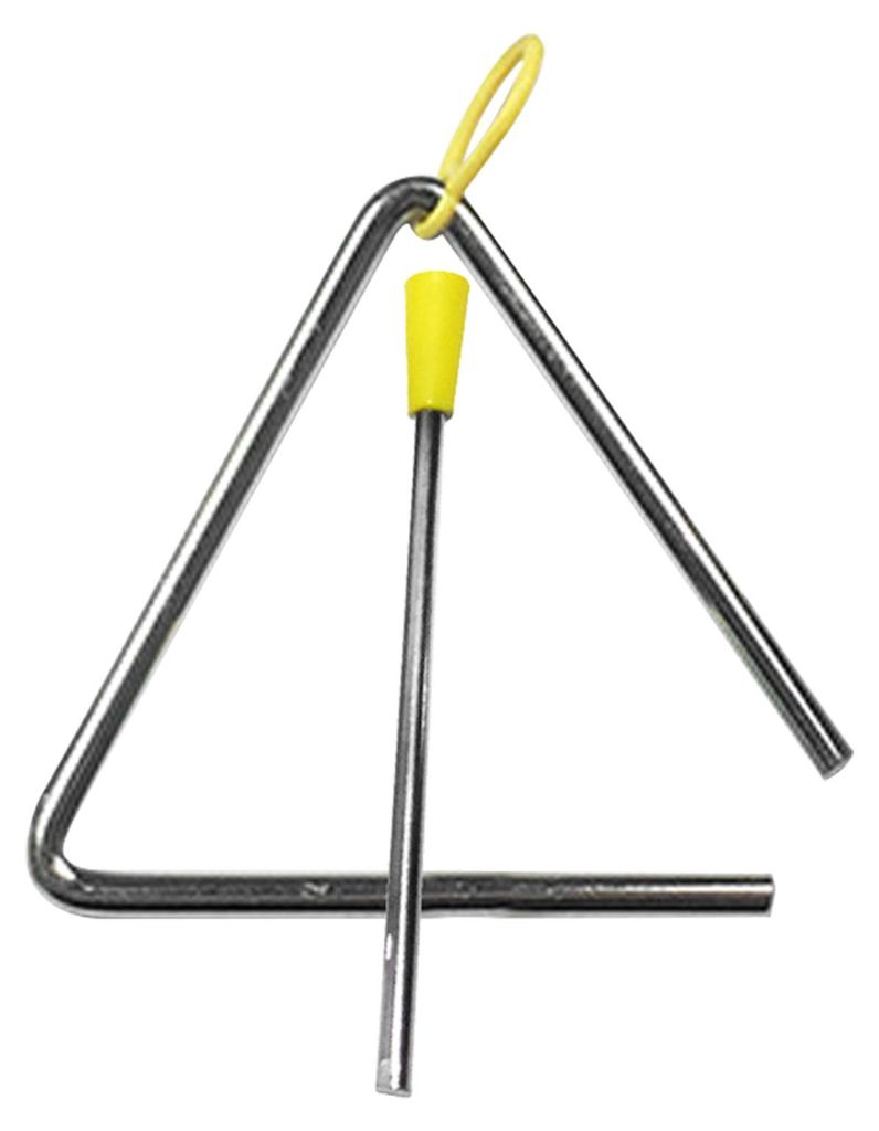 Metalldreieck mit Striker Hand Percussion Musikinstrument für Kinder Bildung Unterhaltung 5 Zoll