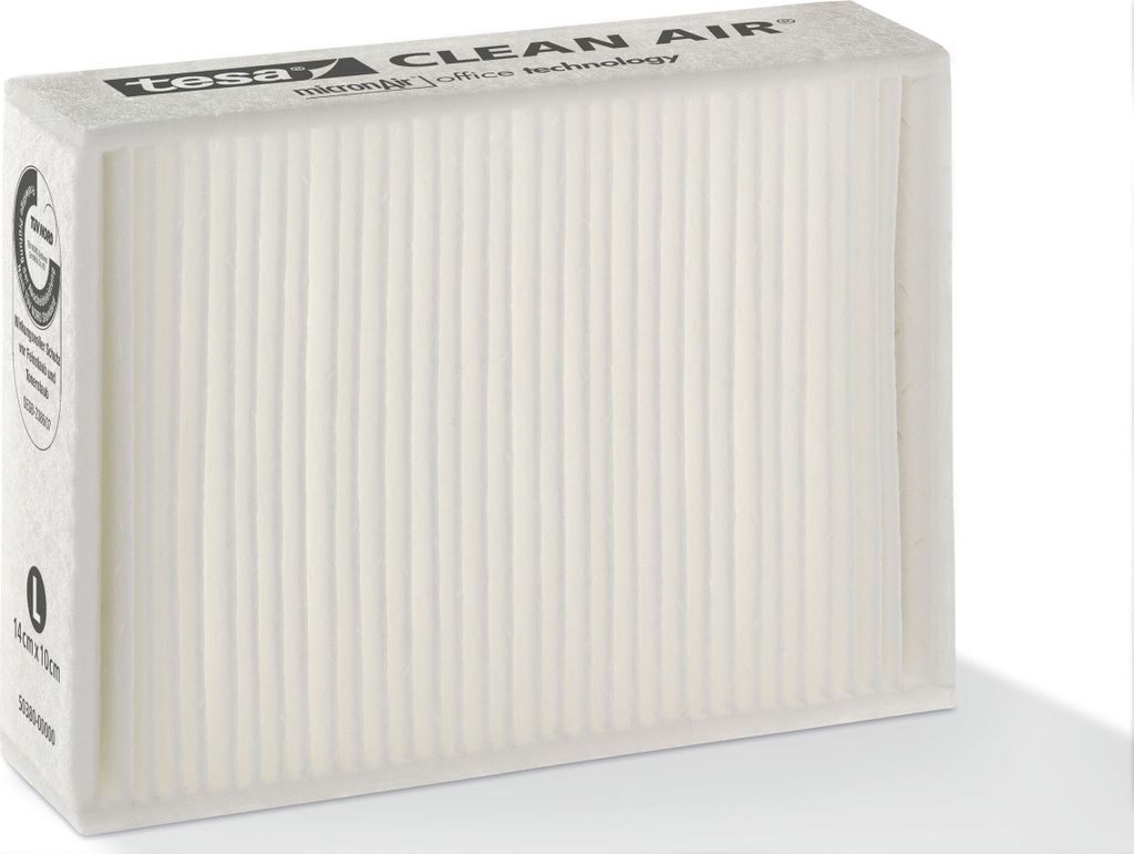 tesa Clean Air Feinstaubfilter, Größe L 14x10cm Zdjęcie produktu 