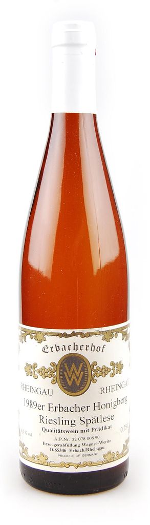Wein 1989 Erbacher Honigberg Riesling Spätlese