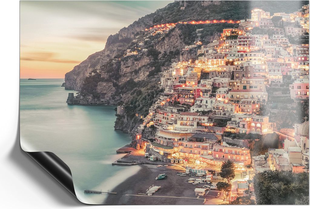 DEQORI Magnetmatte Universal 59x42 cm (A2) 'Amalfi Abendglanz' Magnetfolie Kalender Planer