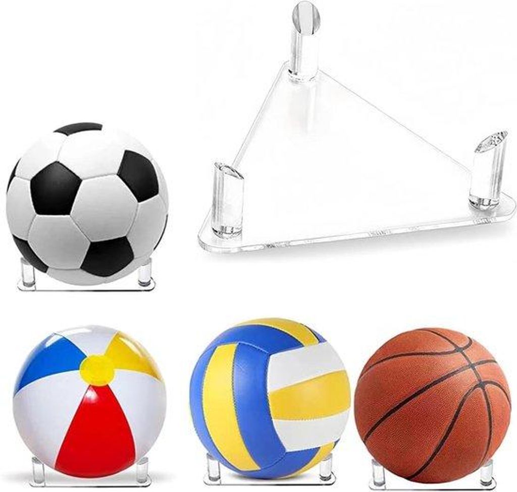 Acryl Sportbalstandaard für Basketball Rugby Volleyball - Transparent