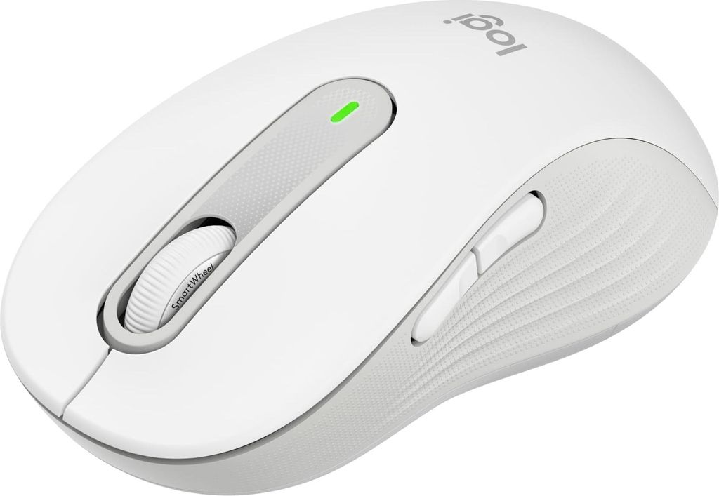 Logitech Signature M650 L Maus kabellos weiß Produktbild 