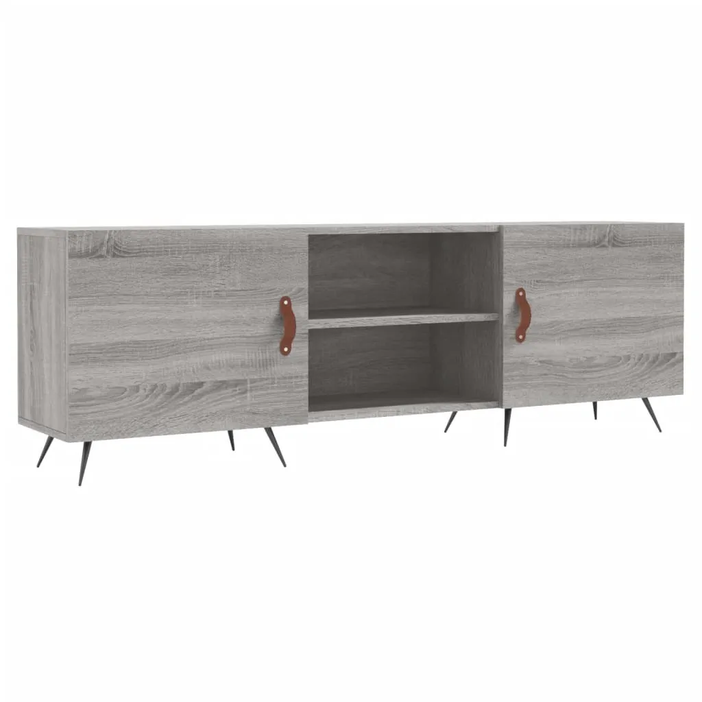 Maison Exclusive Mobile Porta TV 150cm Grigio Sonoma - Arredo Contemporaneo - 2