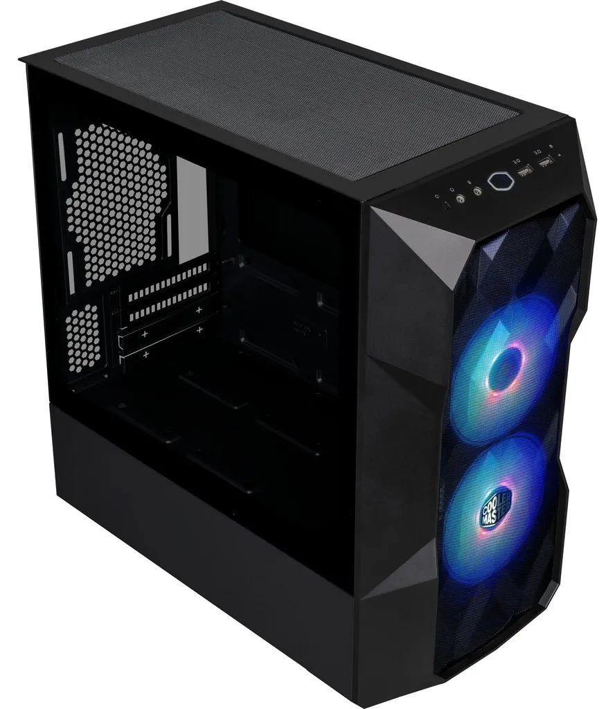 Boîtier PC TD300 Mesh Cooler Master avec Façade 3D et Verre Trempé - 8
