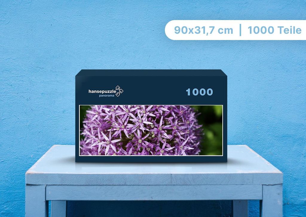 hansepuzzle 98683 - Blume Puzzle, 1050 Teile, Natur, 60,0 x 46,0cm mit hochwertiger Aufbewahrung, Kartonbox und wiederverschließbarem Beutel