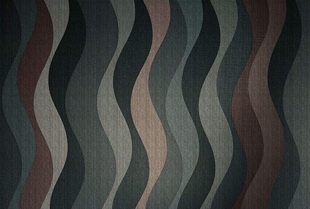 Tadessi Fototapete | Abstrakt | 4.00 m x 2.70 m | Grün | Beige | Wandbild | Digitaldruck