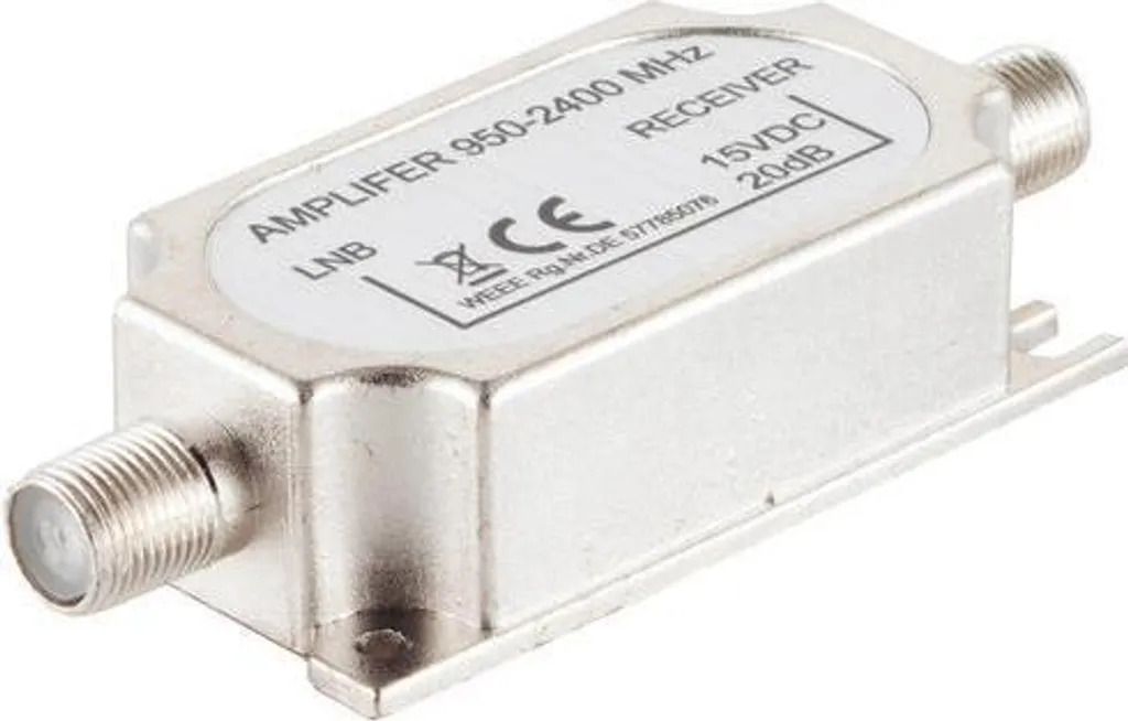 Solution signal faible : Amplificateur SAT-In-Line ShiverPeaks S/CONN