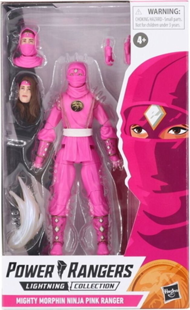 Power Rangers Lightning Collection Mighty Morphin Ninja Ranger-Figur, 15 cm, Rosa