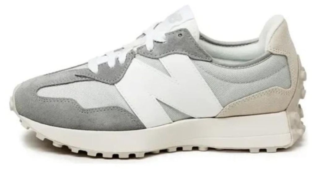 New Balance 327 Wildleder-Sneaker, Grau 43 EU