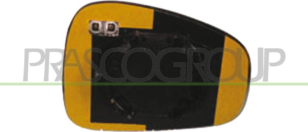 PRASCO Spiegelglas Außenspiegel Links für ALFA ROMEO GIULIETTA (940) Inneneinstellbar Getönt Asphärisch AA3447514