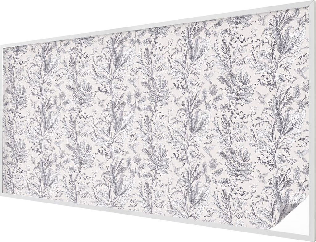 Buntglas Fensterfolie – 200x100 cm – Stained-Glass Design – blickdichte dekorative Sichtschutzfolie – selbstklebend, UV-Schutz – Blätter...