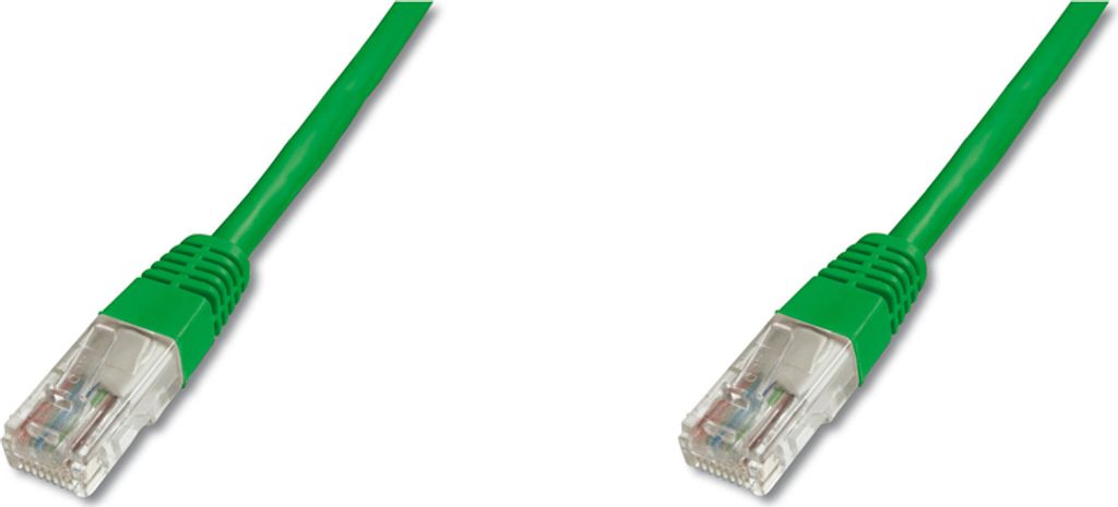 RJ45 UTP Cat5e 7 Meter GRÜN ummanteltes RJ45 UTP Patchkabel