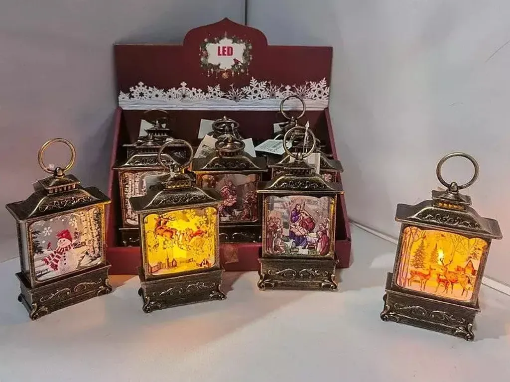 Lumière Noël LED Sécurisée (12pcs) - Fini le Risque Incendie des Bougies