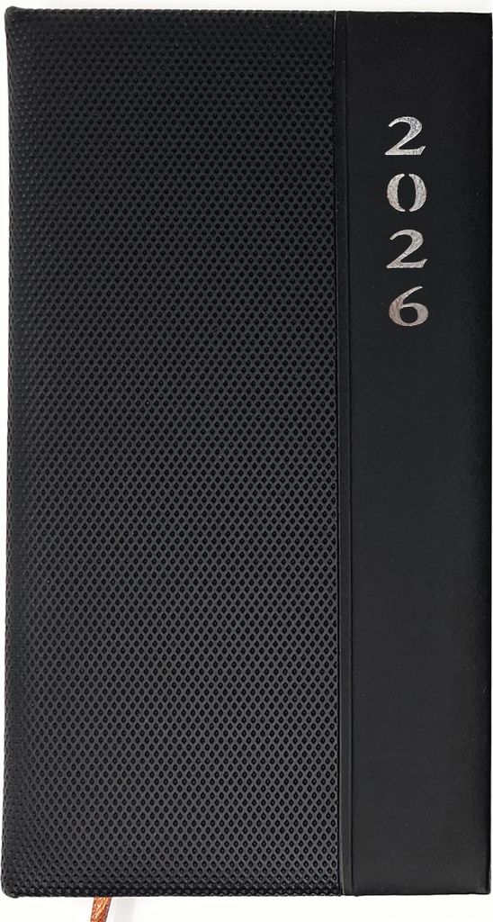 Taschenkalender 2026 A6 + Lang - Softtouch Oberfläche, 1 Woche 2 Seiten | Kompakter DIN A6 Kalender in Lang (10,5 x 17,8 cm ) | Buchkalender 2026 ...