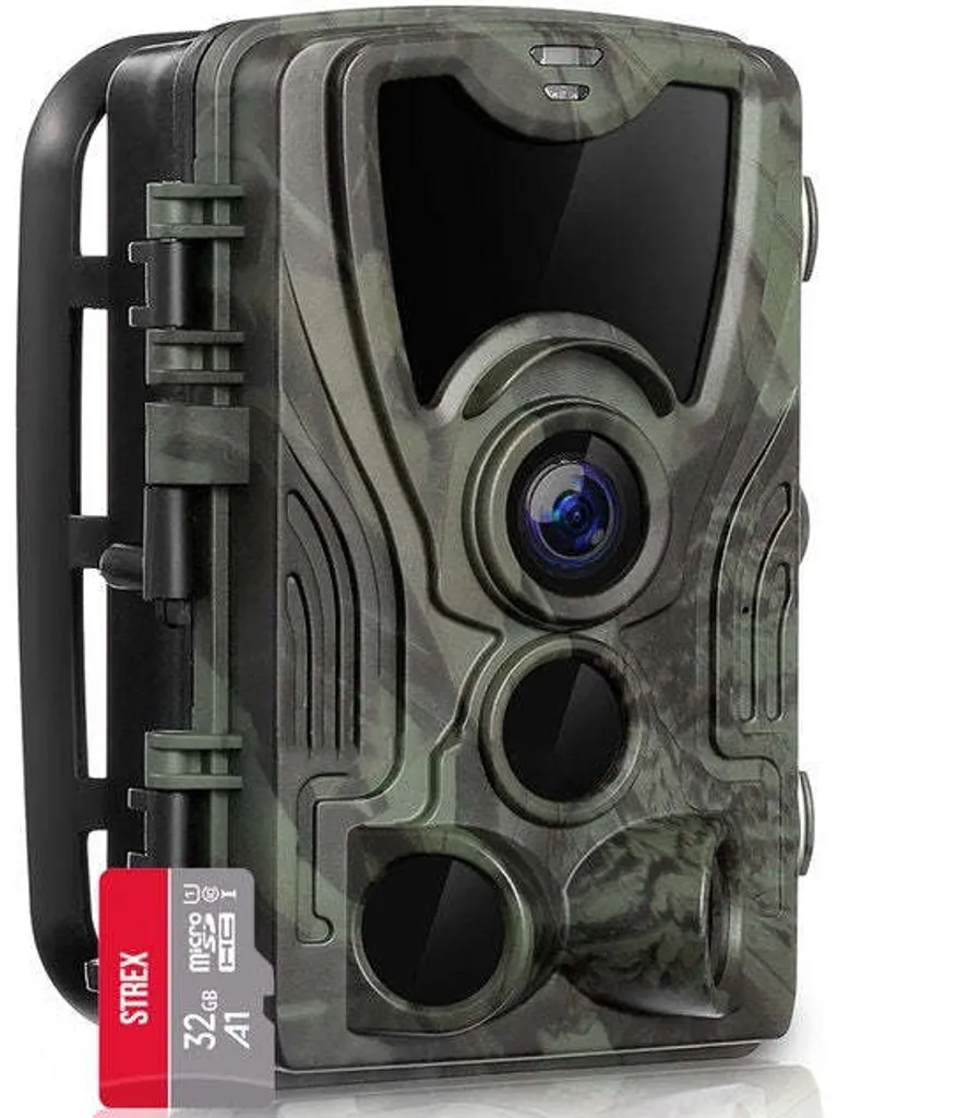 Caméra Animaux Sauvages WiFi Strex - 4K 120MP Vision Nocturne 32GB SD