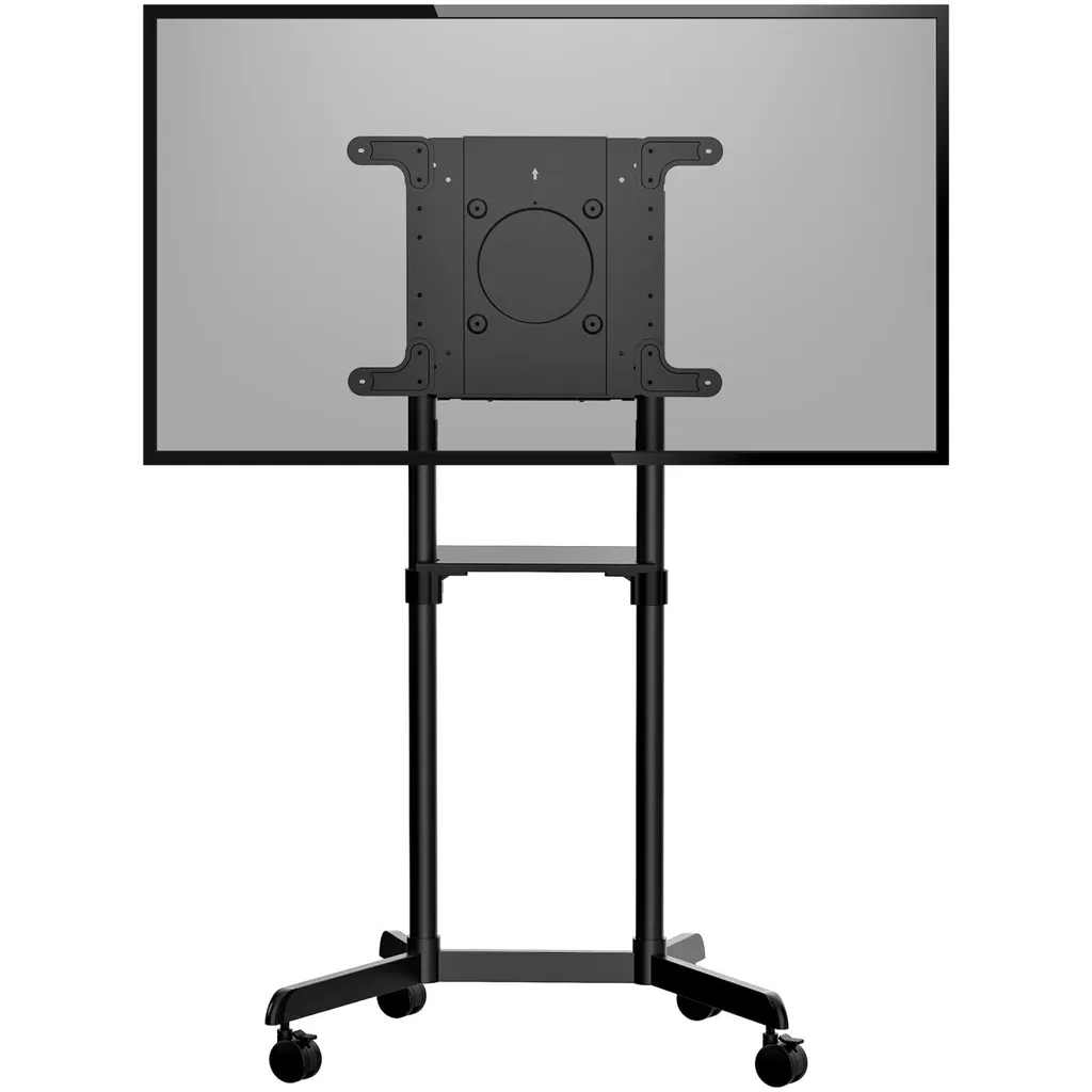Support TV sur Roulettes : Solution Gain de Place pour Écran Lourd 70 kg - 2