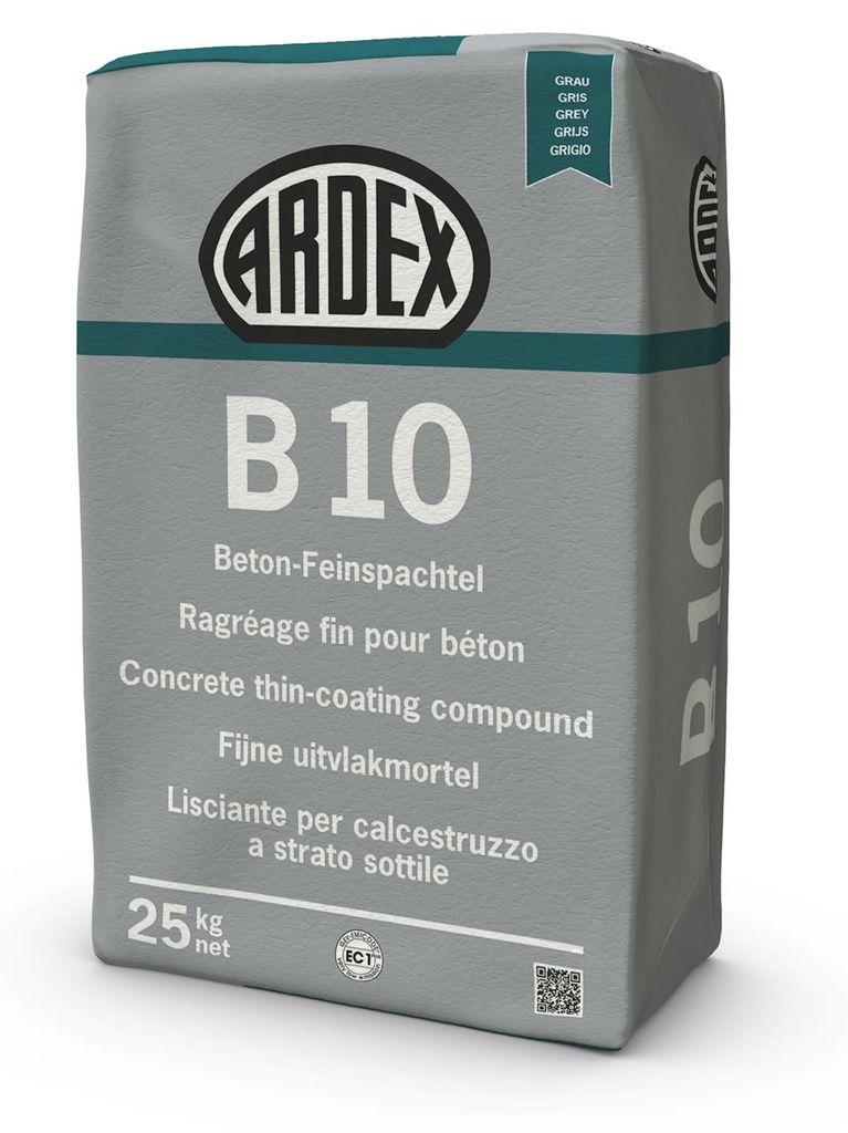 ARDEX B 10 Beton-Feinspachtel grau 25kg Obrázok produktu 