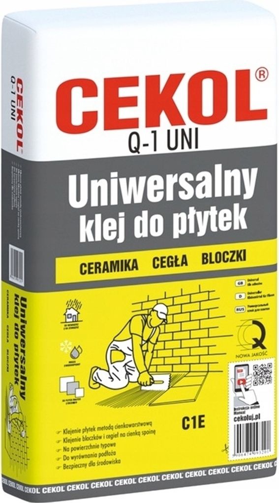 Universal-Fliesenkleber Q1 uni 5 kg Produktbild 