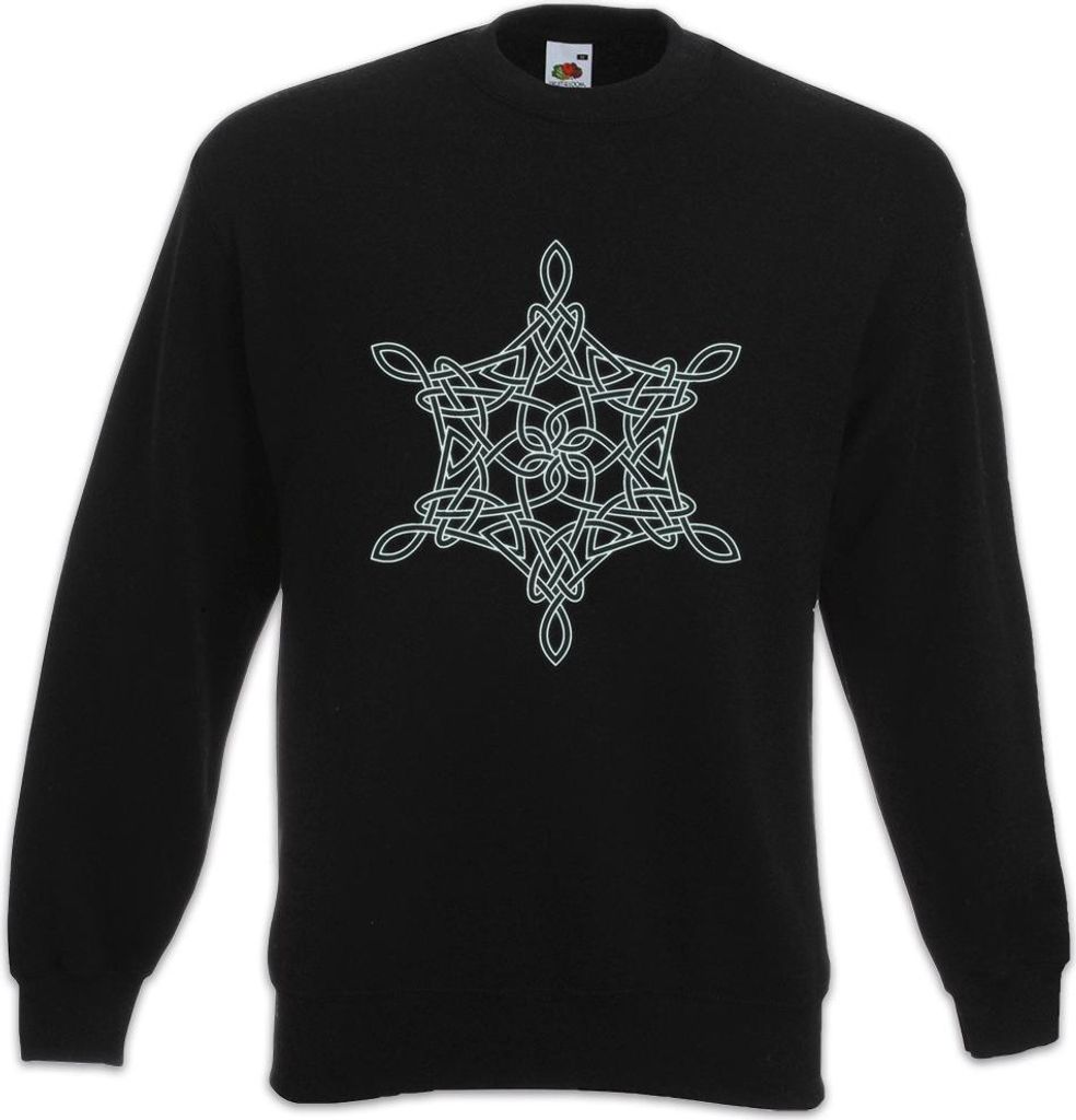 Urban Backwoods Celtic Knot Logo Sign XIV, Sweatshirt, Farbe: Schwarz, Größe: 2XL