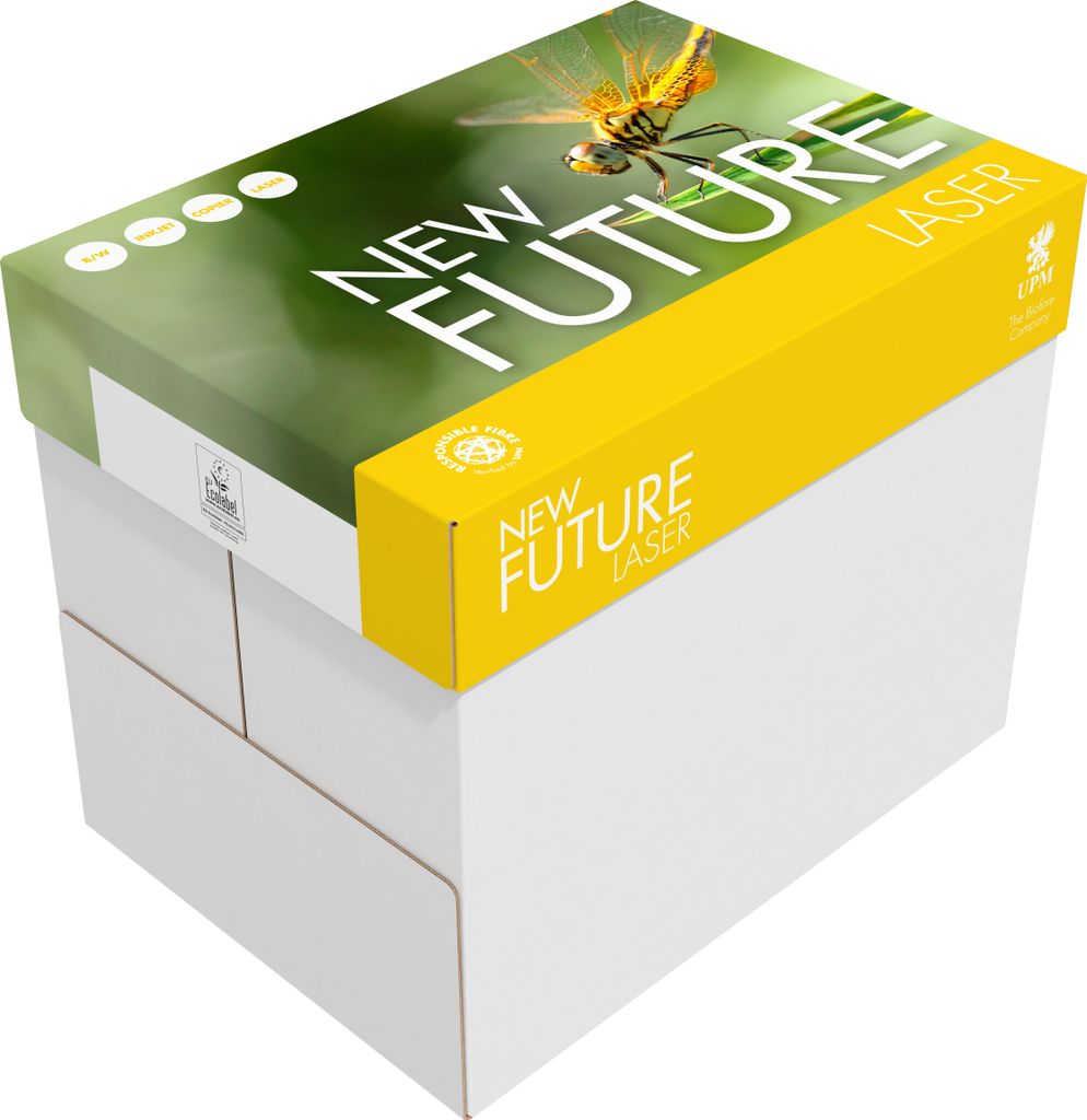 Kopierpapier New Future Laser A5 80g/qm weiß VE=10x500 Blatt