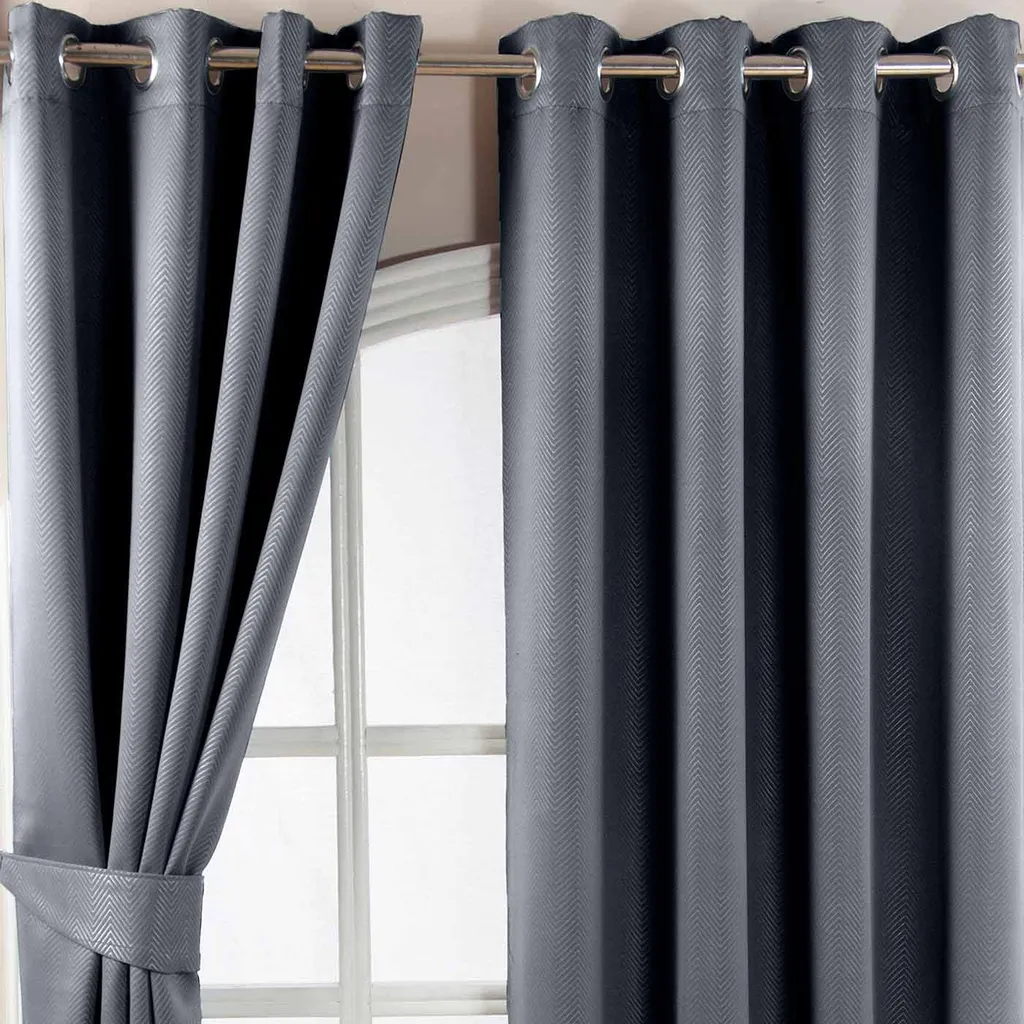 Rideau Occultant 228x228 Gris Foncé Idéal pour Sommeil Profond et Noir