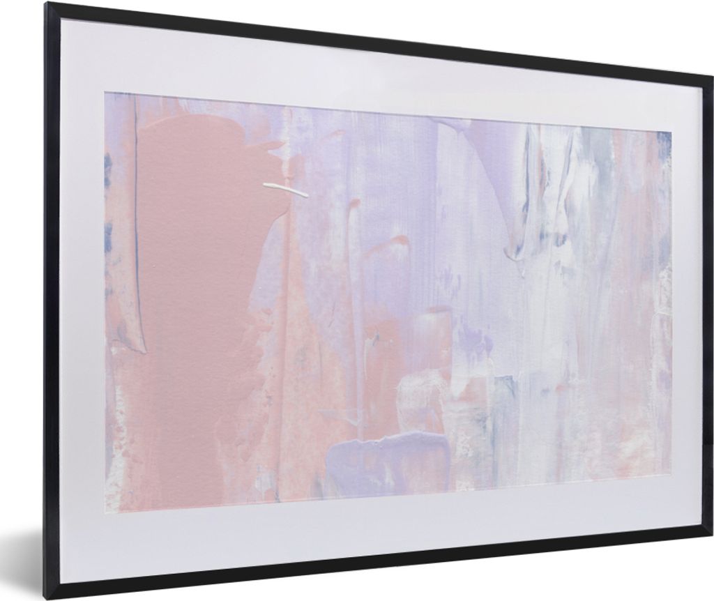 MuchoWow Gerahmtes Poster Farbe - Pastell - Gestaltung 60x40 cm - Poster mit Schwarzem Bilderrahmen Wandposter Rahmen Foto Bilder - Schlafzimmer ...
