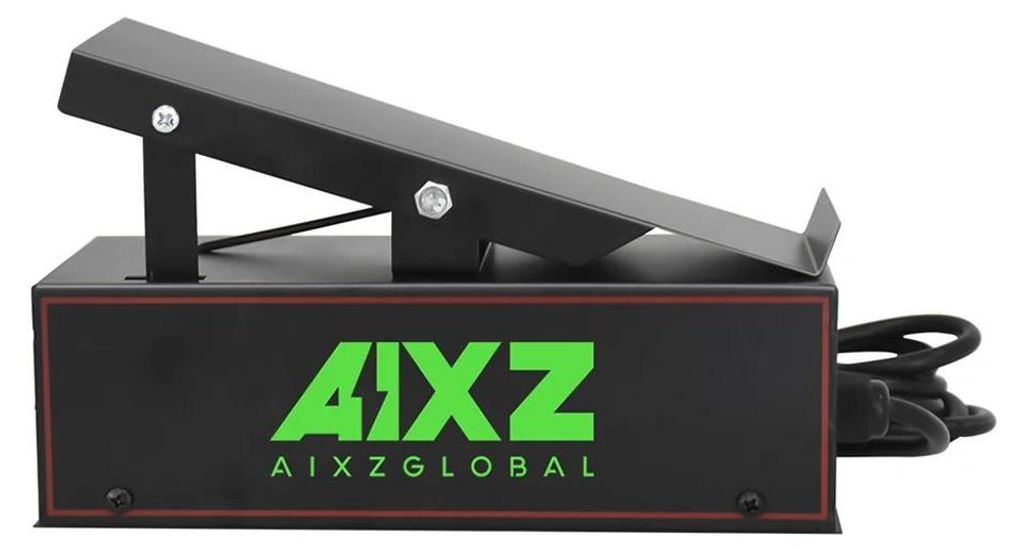 WIG/TIG Schweiß Fußpedal - Stromregelung - 5-poliger Stecker - 3 m Kabel - Für AIT200P/AIT250P AC/DC Schweißgeräte - Rostrot