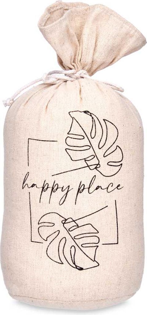 Türhalter Happy Place Stoff (13 x 26 x 13 cm)