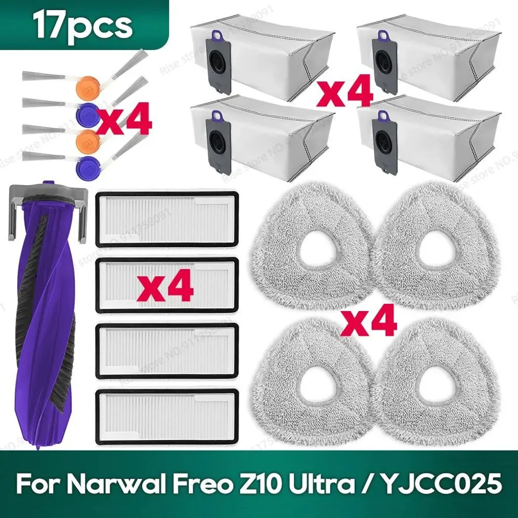Kit d'accessoires INF pour Narwal Freo Z10 Ultra - Pack de rechange complet