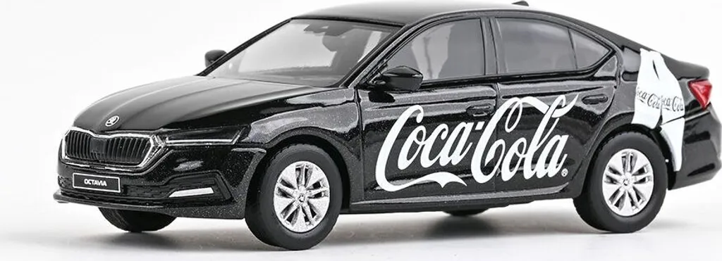 Voiture Miniature Skoda Octavia IV Abrex 1:43 Coca-Cola Noir de Qualité