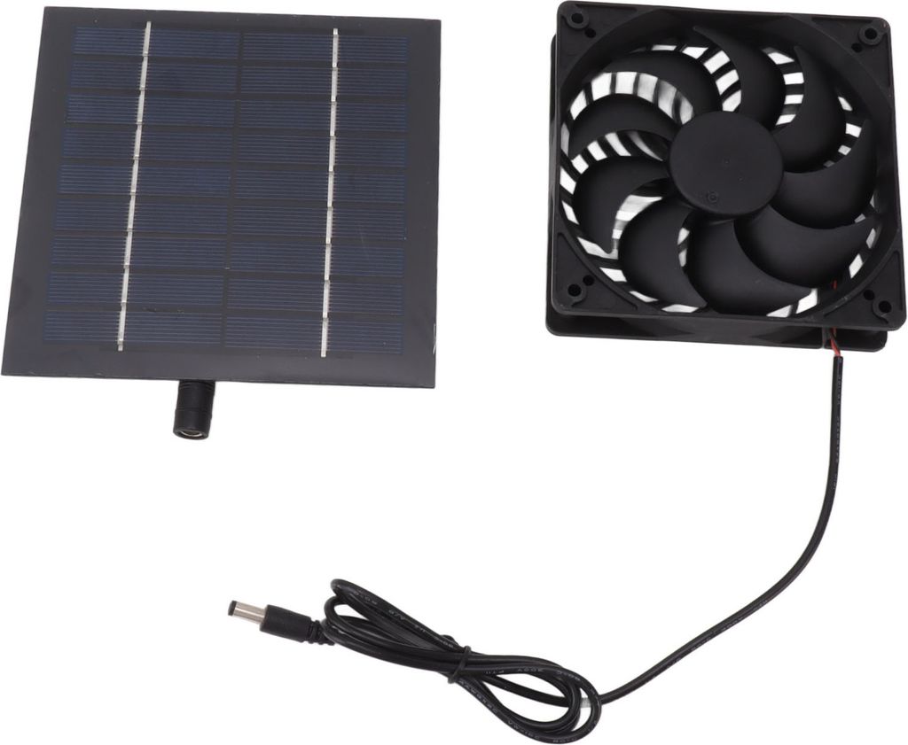 súprava ventilátora so solárnym panelom 10 W, ventilátor na Obrázok produktu 