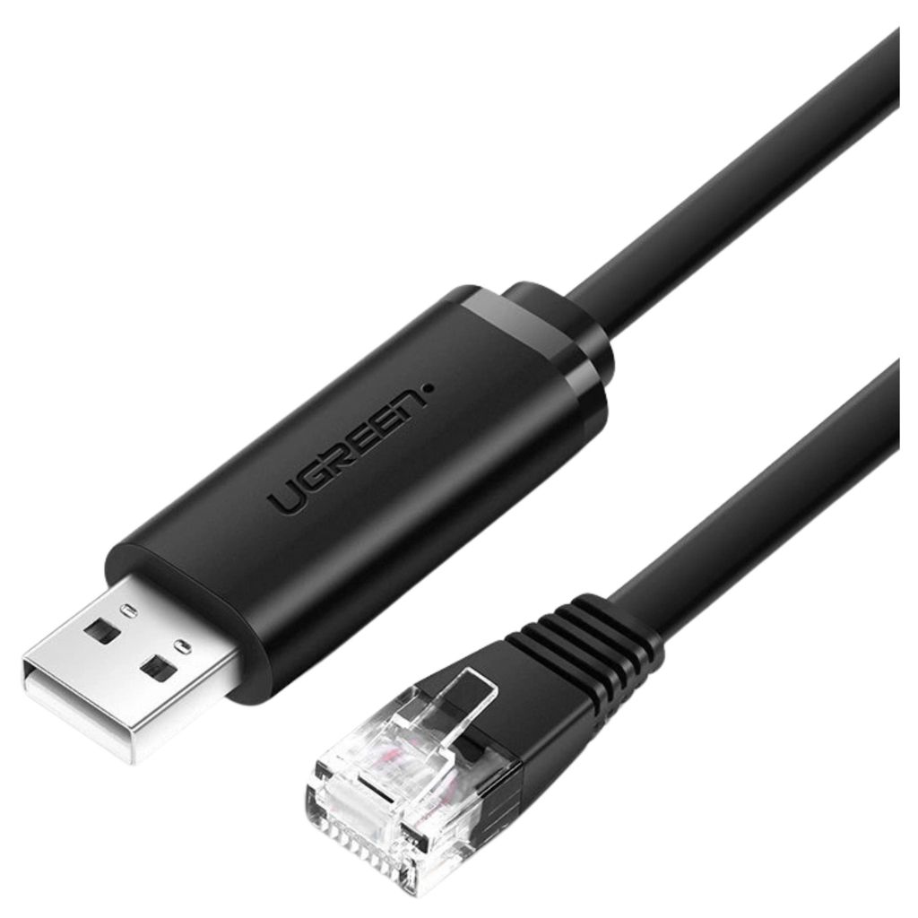 Ugreen consolekabel USB - Ethernet RJ45 1,5 m platte Productafbeelding 
