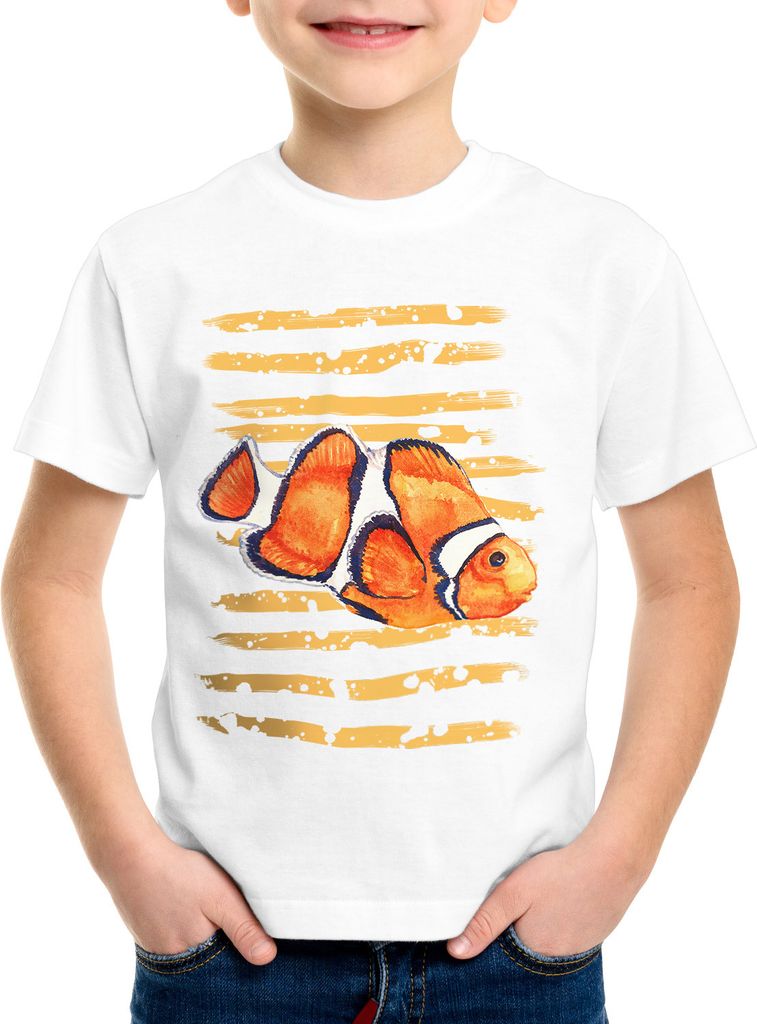 style3 Clownfisch Kinder T-Shirt dorie pazifik südsee aquarium aquarien