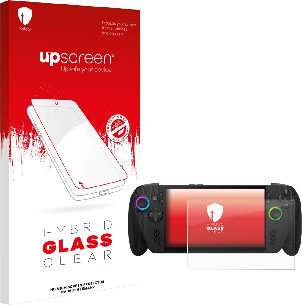 upscreen Schutzglas für ASUS ROG Ally X 2025 Schutzfolie Panzer Folie Glas Display Schutz klar