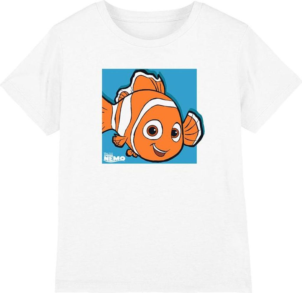 Finding Nemo - T-Shirt für Jungen, Baumwolle TV24346 (104) (Weiß)