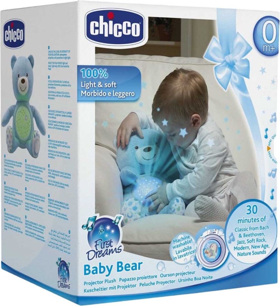 Chicco - Baby Bear Doll Light Blue / from Assort Image du produit 