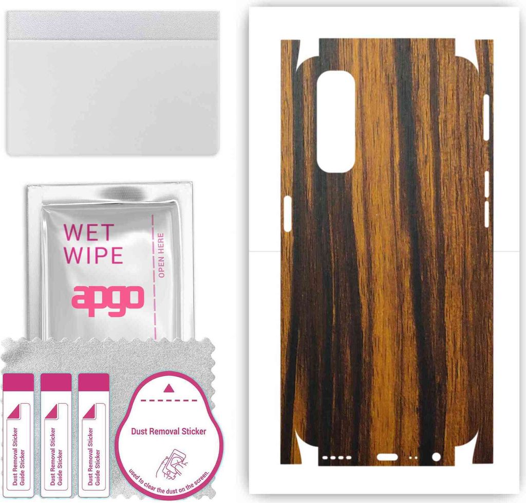 apgo Rückseite + Seiten Schutzfolie, Skin, kompatibel mit Realme Narzo 30, Hinten Displayschutzfolie aus Vinylfolie, kratzfest, einfache Montage -...