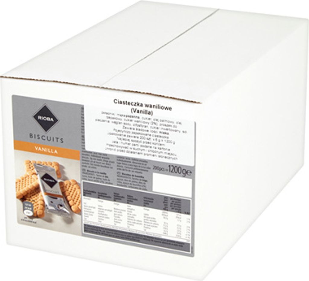 Vanillekipferl (200 Stück x 6g) 1,2kg - Rioba einzeln verpackt