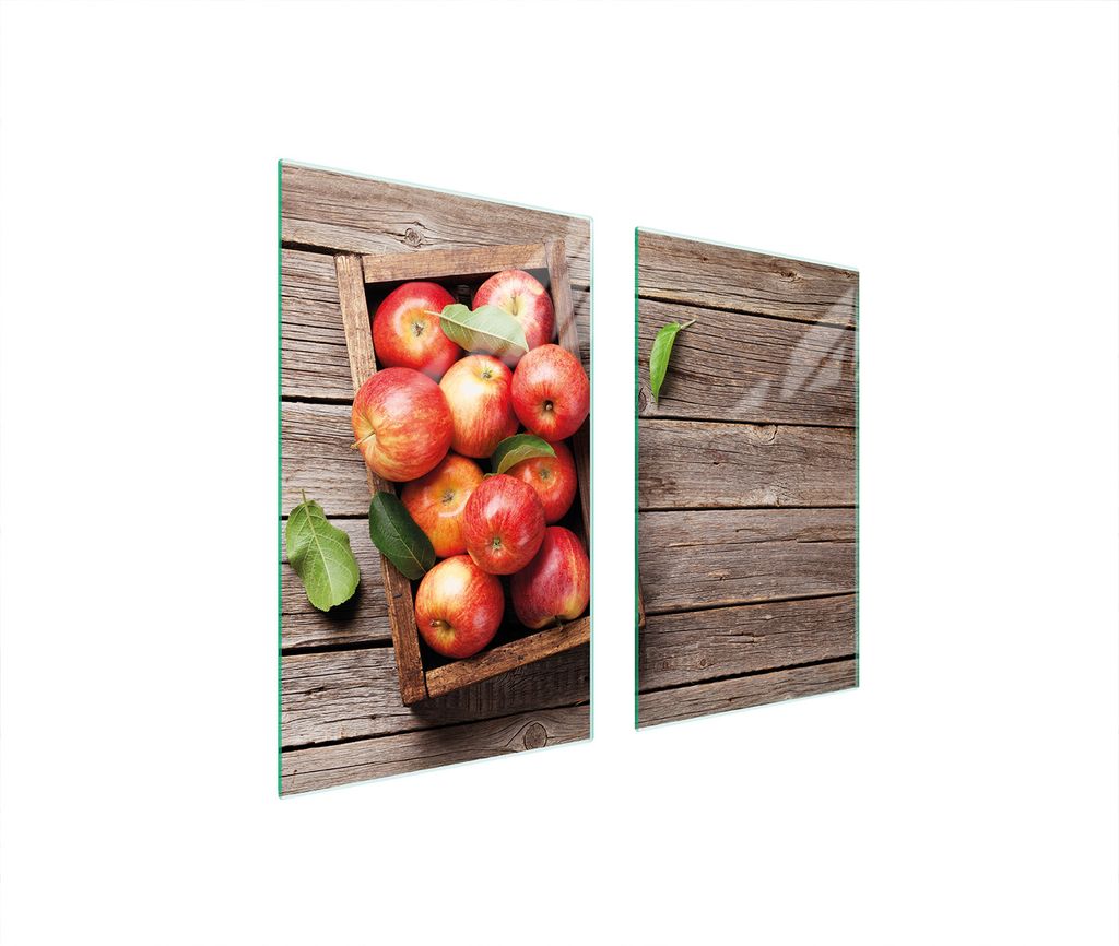 Glasschutzplatte Für Herd 75X52 Äpfel