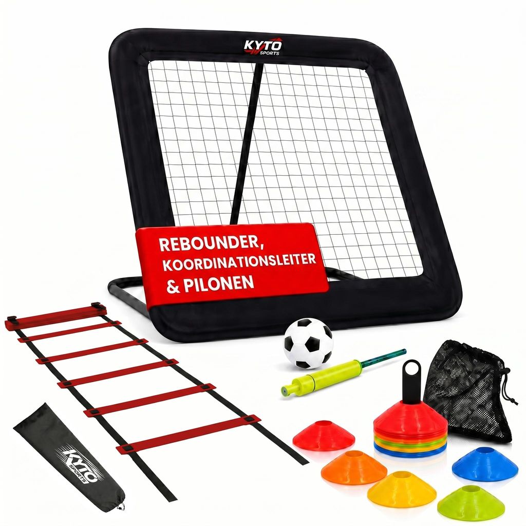 Kyto Sports Fußball Trainingsset 3-teilig – Rebounder Produktbild 