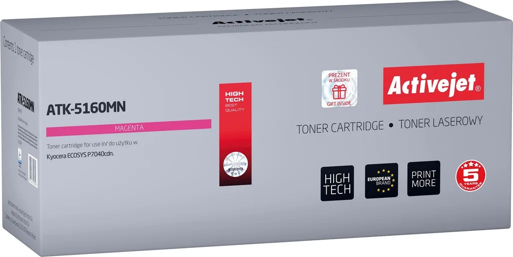 Toner Activejet ATK-5160MN magenta de 12000 pages pour Kyocera