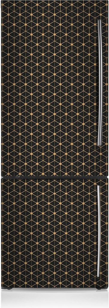 Kühlschrank Aufkleber Kühlschrankmagnete Dekoration Kühlschrankfolie 60x180 cm - Hexagonal